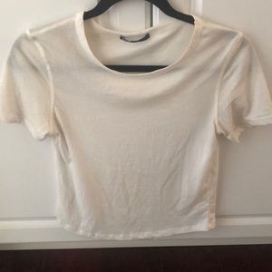 Plain white T-shirt
